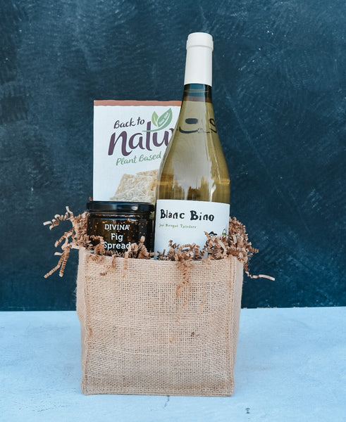 Classic White Wine Gift Basket $69.99