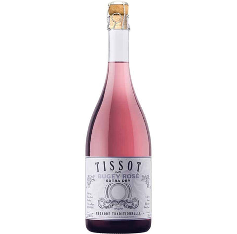 Thierry Tissot Bugey Blanc Rose Extra Dry Methode Traditionnel