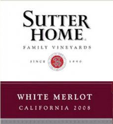 Sutter Home White Merlot